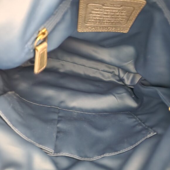 Like New Vintage Coach Poppy Daisy Madras Plaid Crossbody Bag ,Wallet Cosmetic - Picture 8 of 16